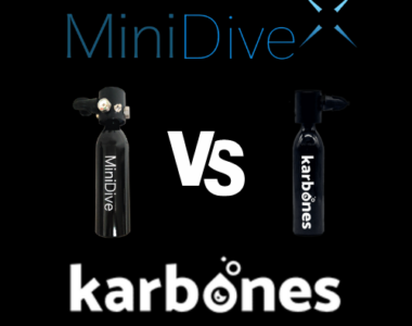 Comparatif d’achat de Mini Bouteilles de Plongée : Karbones vs. Mini Dive